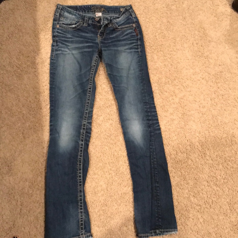 Silver jeans